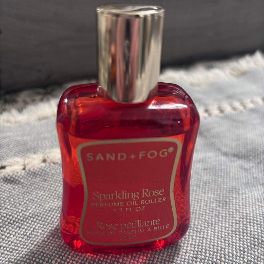 Sand + Fog Sparkling Rose Perfume Oil Roller - Red